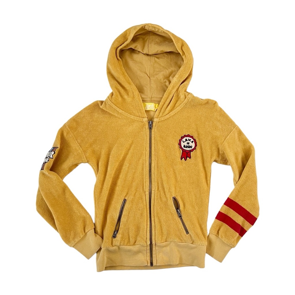 Bandy Button Terry Hoodie